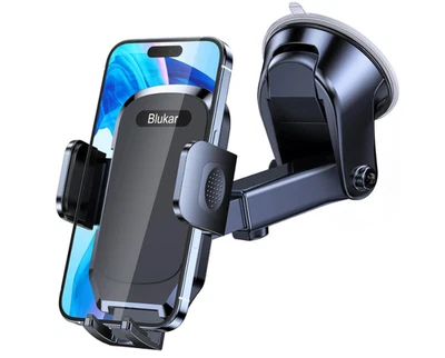 Car Phone Holder, Adjustable Car Phone Mount Cradle 360° Rotation - Upgraded - Image 1 of 4