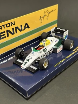 Minichamps 1983 Ayrton Senna 1/43 Williams - F1 FW08C Ford Donington Park Test. - Image 1 of 4