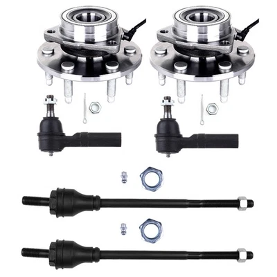 6x For 2003-2005 Chevrolet Express 2500 Front Tie Rod End Link Wheel Hub Bearing - Image 1 of 4