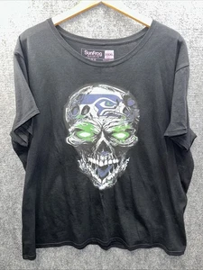 Camiseta Sunfrog Seahawks Calavera Talla XXXL - Imagen 1 de 6