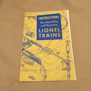 Anleitung Montage Betrieb Lionel Trains Buch 1948 - Bild 1 von 9