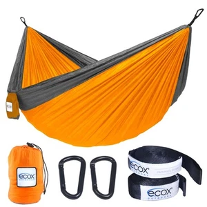 ecox Outdoors parachute Hammock Single with 2 Tree Straps, Portable Lightweight - Picture 1 of 4
