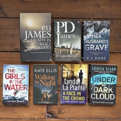 Detective / Crime Fiction Book Bundle, PD James, Kate Ellis, Paperback - Image 1 of 4