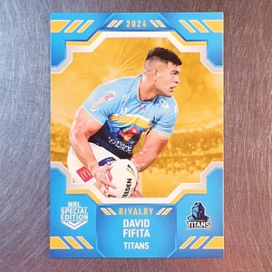 2024 NRL Rivalry David Fifita Base Card #23 Gold Coast Titans - Picture 1 of 2