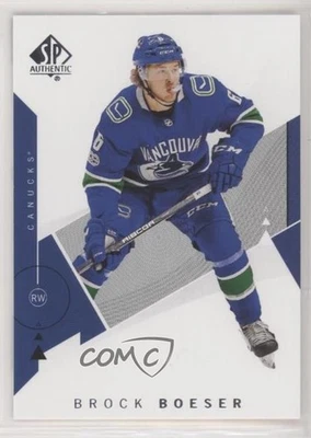 2018-19 SP Authentic Brock Boeser #3 - Image 1 of 2