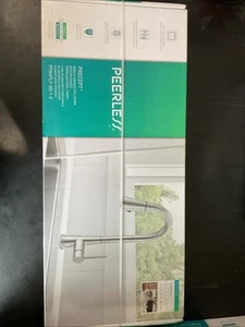 Peerless, Single Handle Kitchen Faucet, Stainless Steel, P7947LF-SS-1.0 M14 - Picture 1 of 6