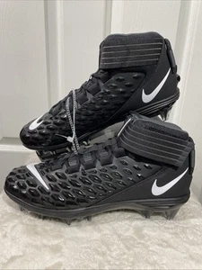 Nike Force Savage Pro 2 Football Cleats Black White Men’s Sz 10.5 AH4000-002 - Picture 1 of 9