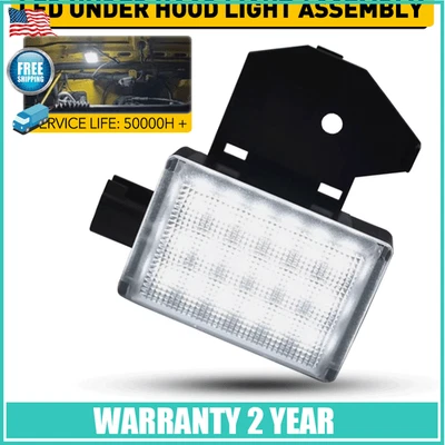 Lámpara LED de cortesía blanca debajo del capó para Dodge Ram 1500 2500 3500 2001-2010 EE. UU. Foto 1 de 4