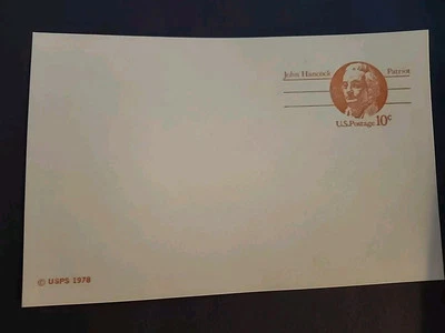 LOT of 14: 1978 John Hancock 10¢ Patriot USPS Postal Cards (UX75) Unused - Image 1 of 2