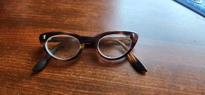 Marco de gafas de gato vintage B&L marrón satinado Foto 1 de 4