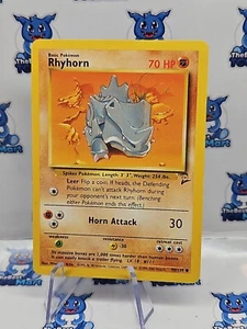 Rhyhorn 90/130 Base Set 2 Pokemon - MP - Picture 1 of 2