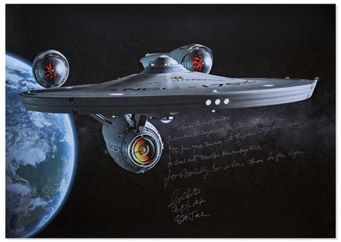 William Shatner Handwritten Space Final Frontier Essay Cover