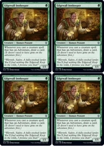 MTG - 4x EDGEWALL INNKEEPER - Throne of Eldraine (U) - Picture 1 of 1