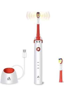 Electric Toothbrush For Kids &Teenagers Cartoon Design Wireless USB Fast Charge - Picture 1 of 7
