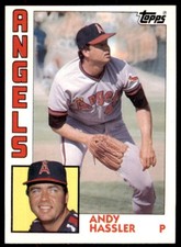 1984 Topps Andy Hassler Baseball Cards #719