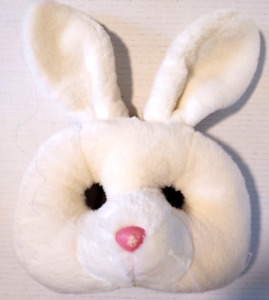 Vintage Halloween Bunny Mask Plush Adult Costume One Size - Made in Korea