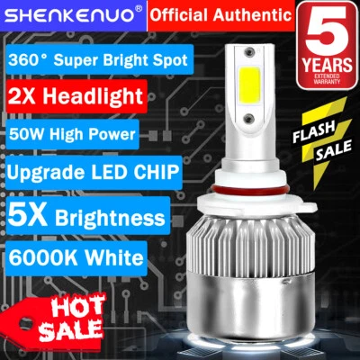 9012 Bombilla Faro LED 6000K Blanco C6 Para Chevy Impala 2014-2015 Foto 1 de 4