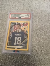 2019 Donruss Peyton Manning Variation Gold Press Proof #/50 PSA 10 GEM MINT $$