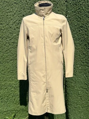 Art 108211 Prada Goretex Light Jacket Full Zip Trench Coat Weatherproof Size 44 - Image 1 of 4