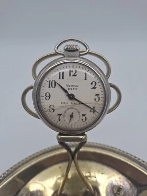 Vintage Westclox Scotty Pocket  Watch "Shock Resistant" USA Winds & Runs - Image 1 of 4