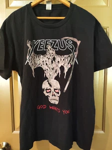 Vintage Yeezus 2013 Tour T-Shirt Size XL 2 Sided - Imagen 1 de 5
