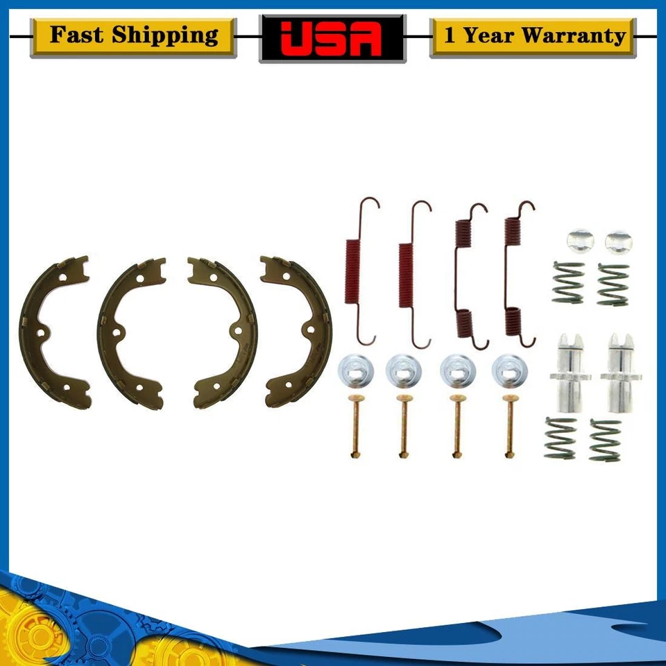 Sapata de freio de estacionamento traseira central, kit de hardware para Nissan GT-R 2009 2010 2011 2012 - Imagem 1 de 3