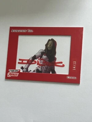 22 Fleer Ultra Avengers Animación Celda Autógrafo John Grello Gamora 04/13 23 Foto 1 de 4