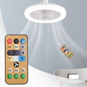 Fan Lights Chandelier Ceiling Fan Low Profile Ceiling Fan Remote Control - Picture 1 of 8
