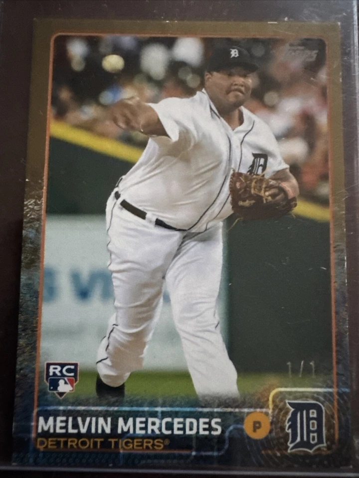 2015 Topps Mini #484 Melvin Mercedes  1/1  Tigers - Image 1 of 3
