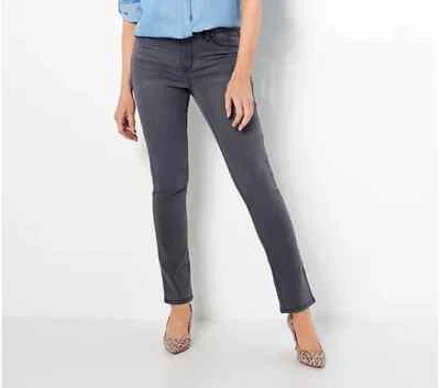 Laurie Felt Petite Silky Denim Easy Skinny Colored Jeans, Grey Small A459888 - Image 1 of 3