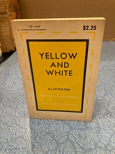 YELLOW AND WHITE pb Collectors Publication 1969 1st smut gay lesbian pulp - Bild 1 von 4