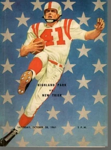 1961 (10/28) Illinois High School Football Program, Highland Park @ New Trier~Fr - Picture 1 of 4