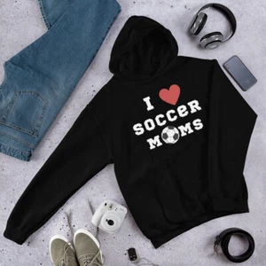 I love Soccer Moms Hoodie High Quality Unisex Hoodie - Picture 1 of 7