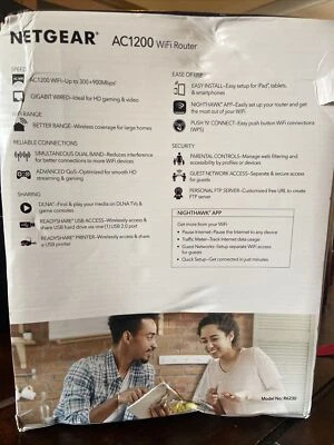 Netgear R6230 AC1200 Dual Band Wireless Speed Up To 1200 Mbps WiFi Router - Image 1 of 4