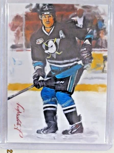 Teemu Selanne #3 Art Card Limited 30/50 Vela Signed (Anaheim Mighty Ducks) - Picture 1 of 2