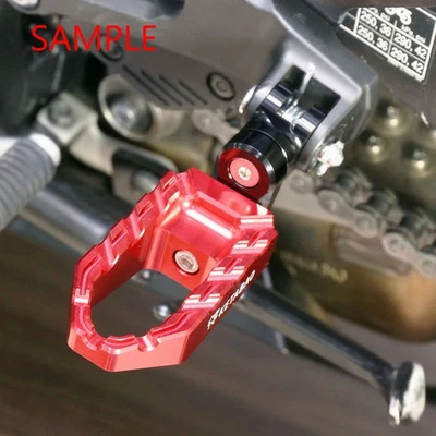 Clavijas de crucero traseras extensibles rojas de 40 mm para Ducati 848/R/EVO 08 09 10 11 12 13 Foto 1 de 4