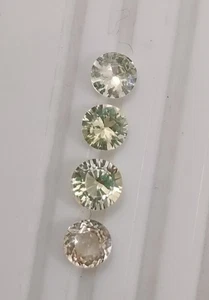 2.42ct Natural Unheated Round Cut Ceylon Sapphire Lot Loose Gemstones - Picture 1 of 7