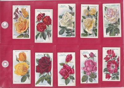 WILLS - ROSES,  2ND SERIES - ISSUED 1914 - 10 CARDS - LOW NOS. - Image 1 of 2