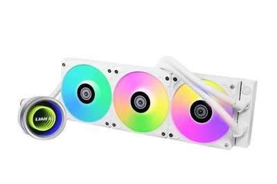 Lian Li GA II Trinity 360MM AIO CPU Liquid Cooler 360mm - (GA2T36W.US) - image 1 of 4
