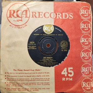 Perry Como "Hot Diggity" 1956 RCA Oz 7" 45rpm - Picture 1 of 4