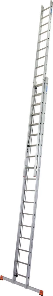 MONTO Sprossen-Seilzugleiter Robilo, zweiteilig Anzahl Sprossen: 2x18 - Bild 1 von 1