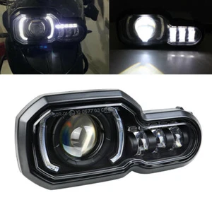 LED Headlight Assembly DRL Motorcycle Headlamp For F650GS F700GS F800GS F800R - Bild 1 von 7
