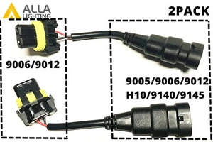 9005 to 9012 Conversion Harness for Aftermarket Headlight,LED Headlamp Retrofit - Picture 1 of 11