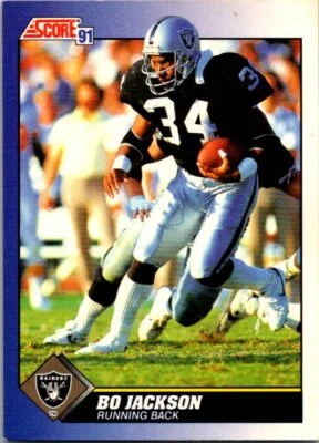1991 Score #100 Bo Jackson - Image 1 of 2