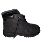Timberland Nellie Chukka Boots 58325 Leather Lace Up Black Women's 8.5M