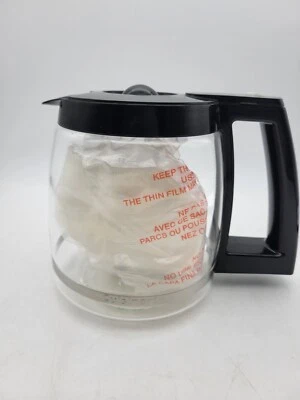 Jarra de vidrio Cuisinart DCC-1200PRC - negra nueva nunca usada sin caja Foto 1 de 4