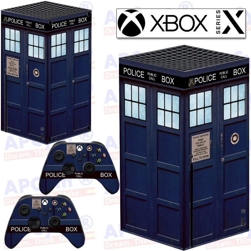 Skin Dr Who Tardis XBOX SERIES X Decal Vinyl Sticker Wrap APCym. - Image 1 of 1