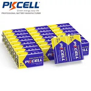 1000Pcs 9 Volt Size PP3 6F22 1604A CLR6 9V Block Zinc-Carbon Batteries Lots Bulk - Picture 1 of 7