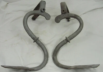 ancien marchepied caleche chevaux support mural deco industrielle - Photo 1/4