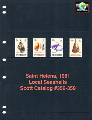 $1.90 Scott Value - 1981 SAINT HELENA Seashells Shells MNH NH UMM - Image 1 of 4